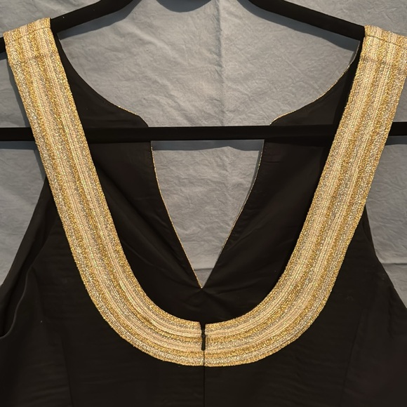 Lilly Pulitzer Black Mini Dress with Gold Accents - Picture 5 of 7